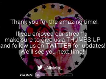 Live show preview for _allymia_