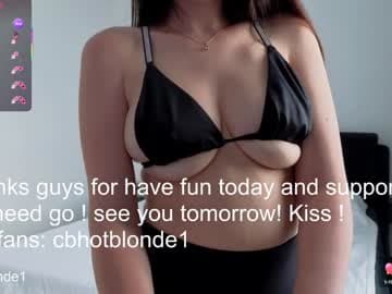 Live show preview for cbhotblonde