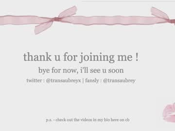 Live show preview for transaubrey